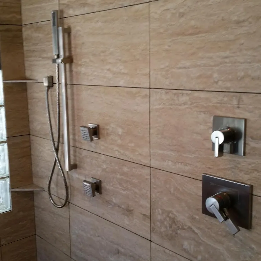 Shower fixture installation for Water Heater Replacement in Bangor